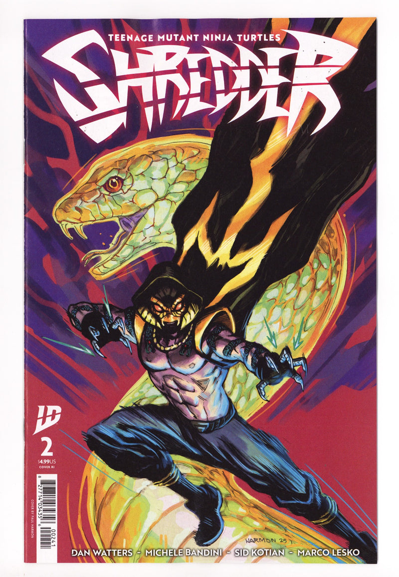 Teenage Mutant Ninja Turtles: Shredder  2 Harmon  Incentive NM  (2025)