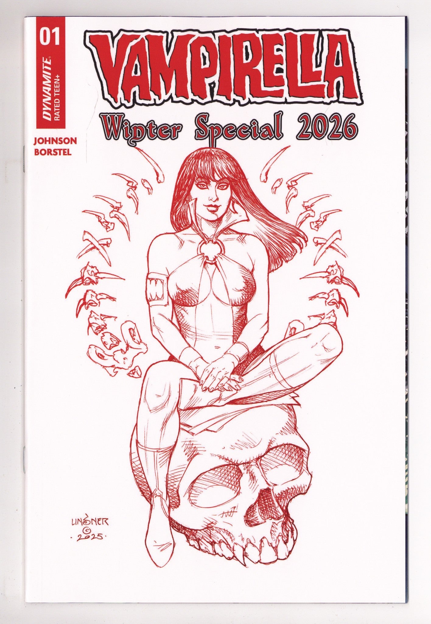 Vampirella Winter Special  1 Linsner  Red Line Art Incentive   (2026)