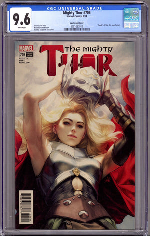 Mighty Thor Vol 2 705 CGC 9.6 (NM+) (2018) Artgerm Variant