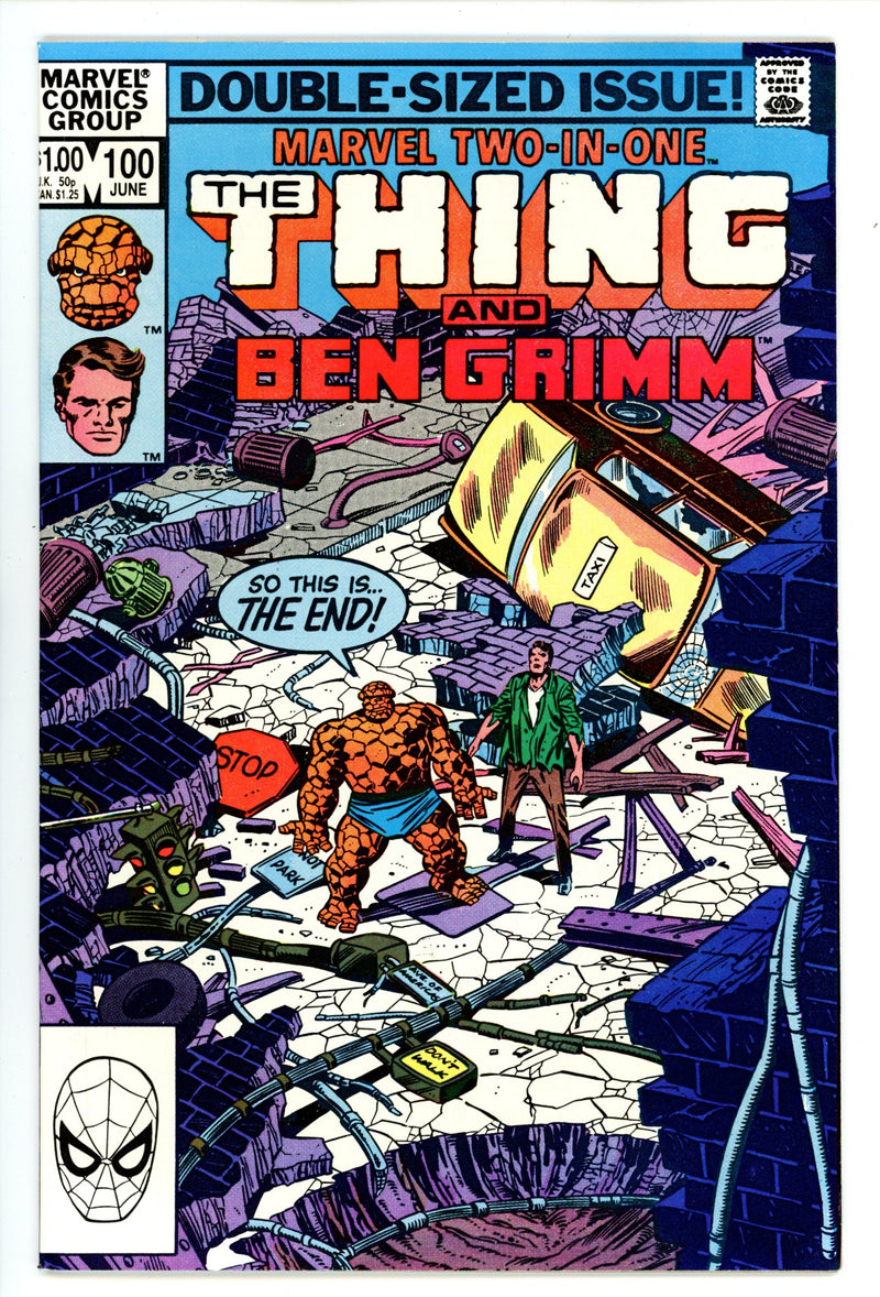 Marvel Two-in-One Vol 1 100 NM- (9.2) (1983) 