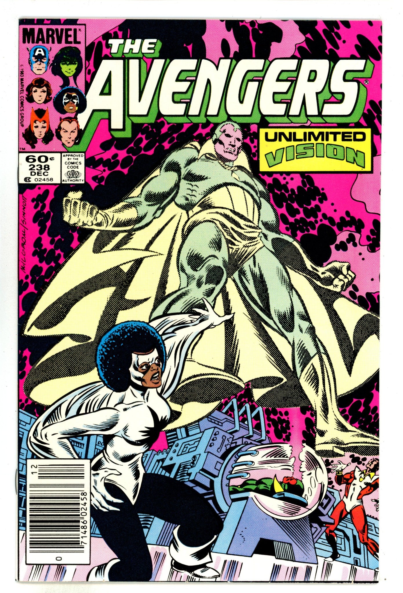 The Avengers Vol 1 238  High Grade   (1983)     Newsstand  