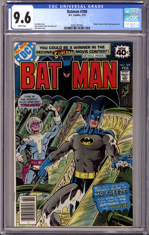 Batman Vol 1 308 CGC 9.6 (1979)