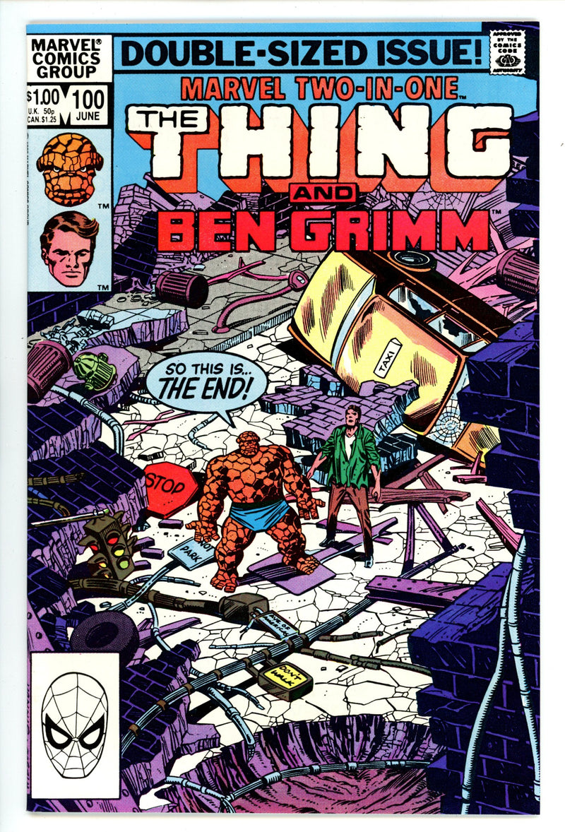 Marvel Two-in-One Vol 1 100 NM (9.4) (1983) 