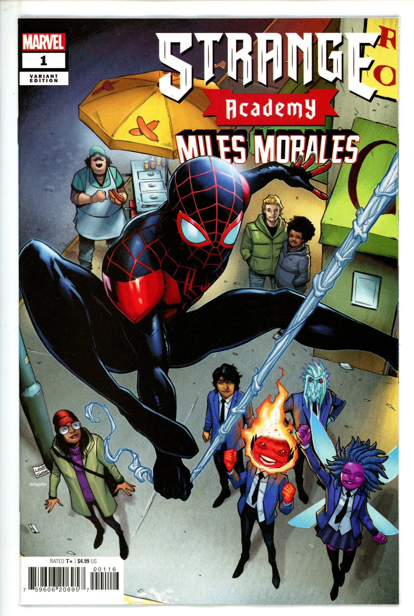 Strange Academy Miles Morales 1 Garbett Incentive Variant NM- (2023)