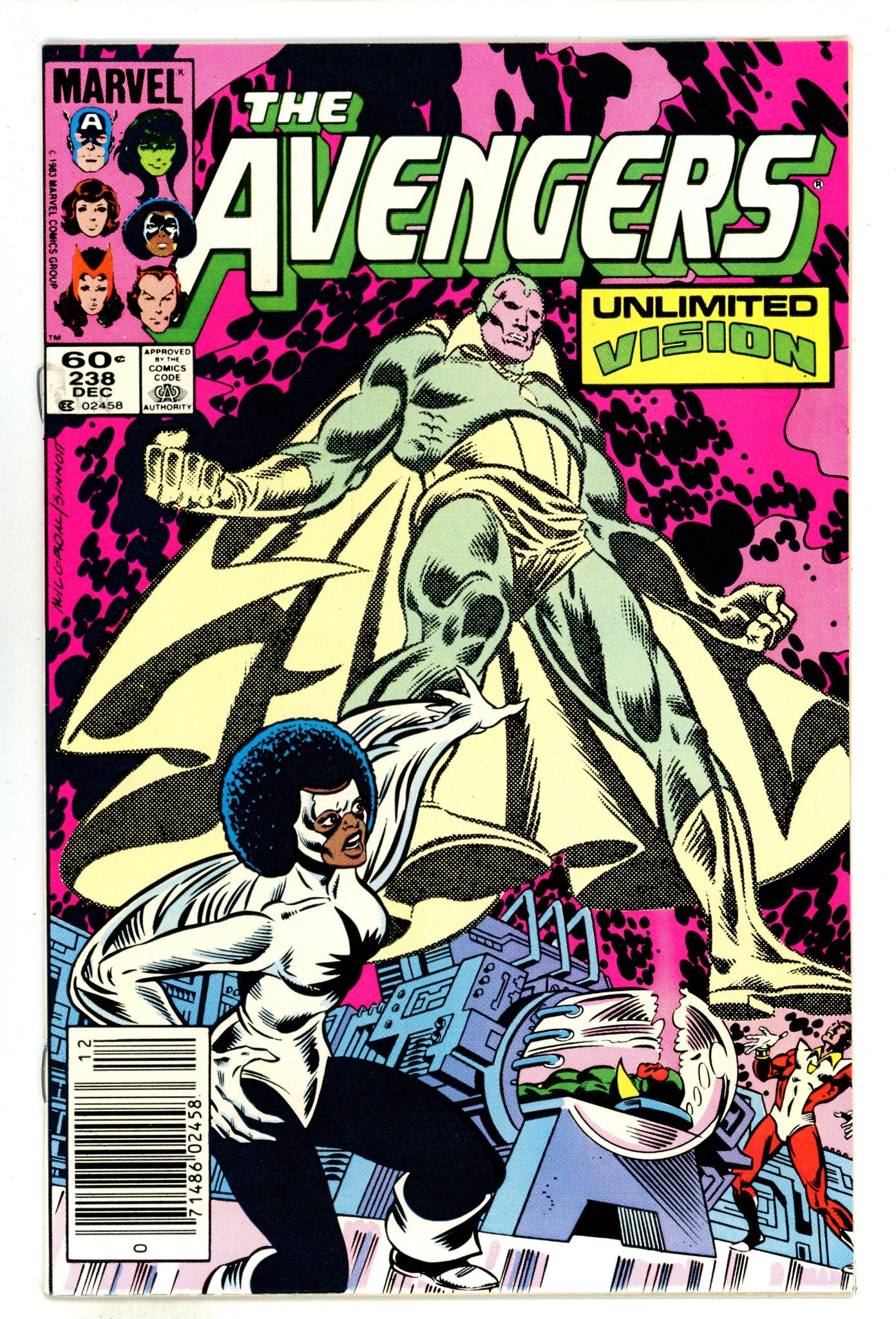 The Avengers Vol 1 238  NM- (9.2)   (1983)     Newsstand  