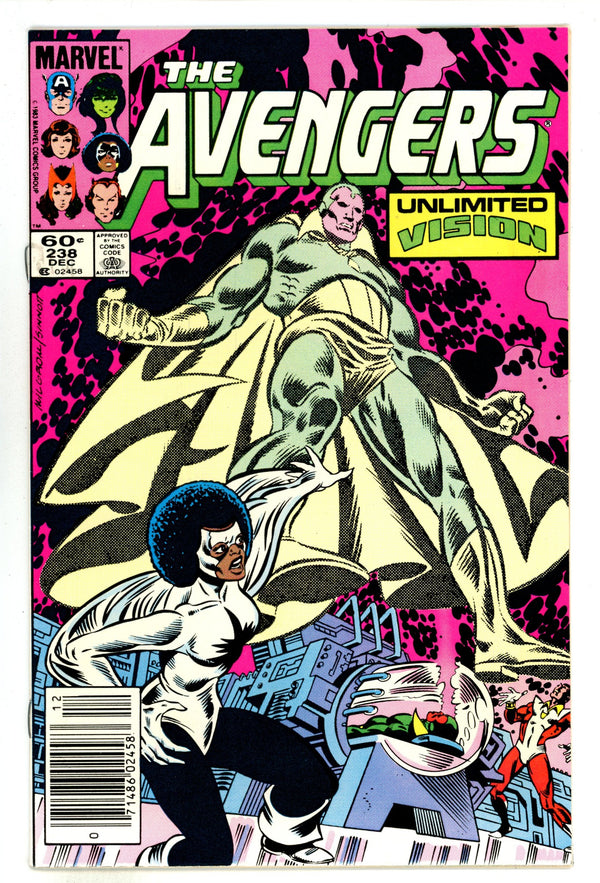 The Avengers Vol 1 238 NM- (9.2) (1983) Newsstand