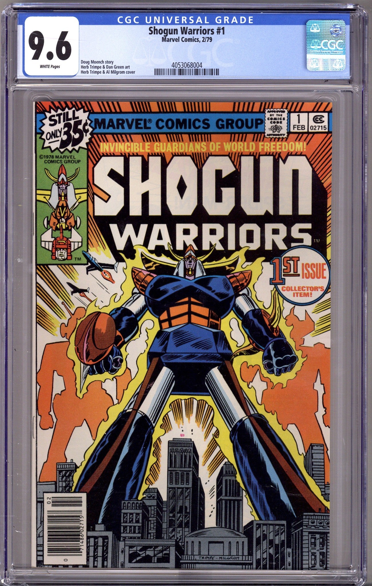Shogun Warriors   1 CGC 9.6 (NM+)   (1979)        