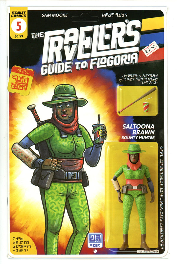 Travelers Guide To Flogoria 5 Moore Action Figure Incentive Variant NM- (2023)