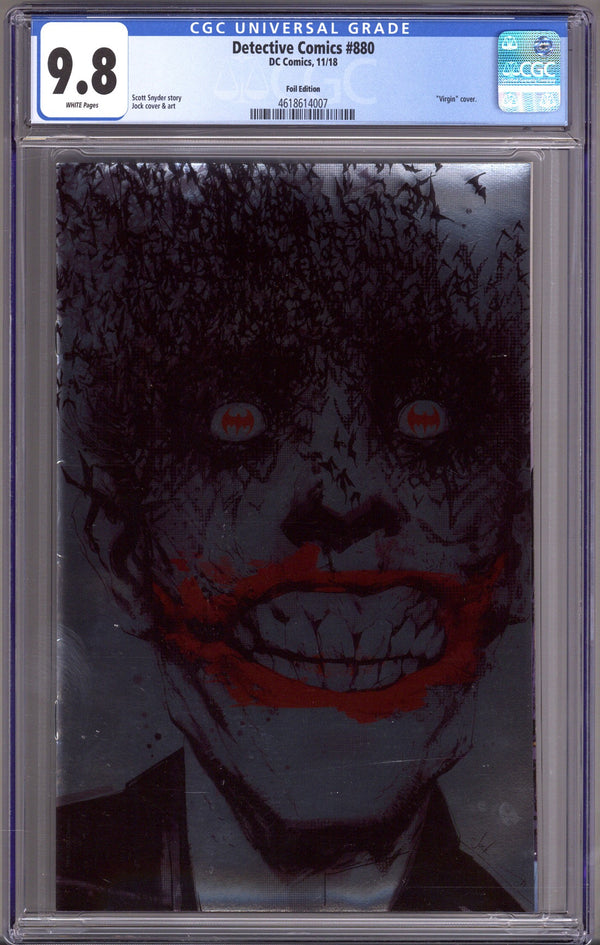 Detective Comics Vol 1 880 CGC 9.8 (NM/M) (2018) Foil Virgin Exclusive Variant