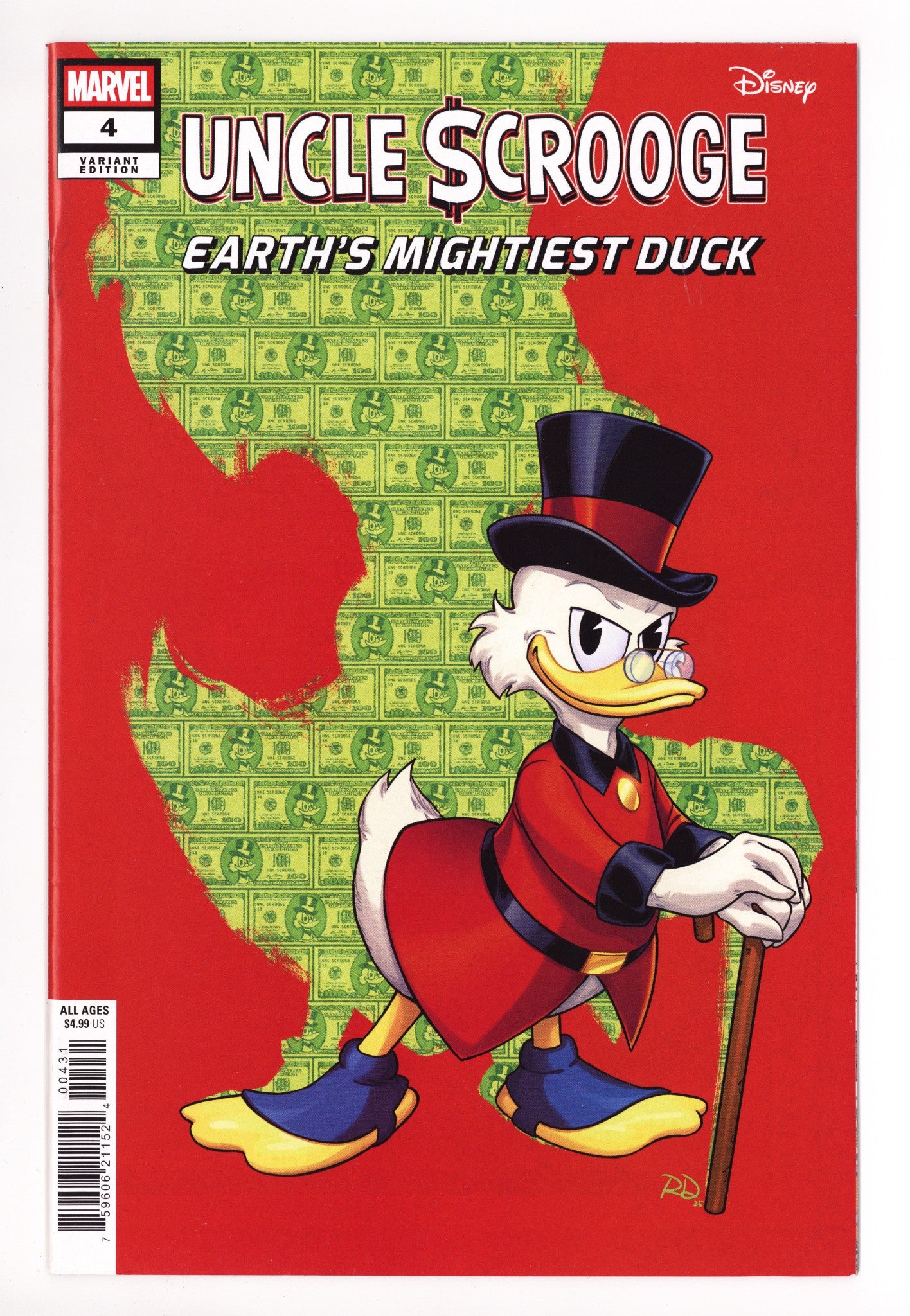 Uncle Scrooge: Earth'S Mightiest Duck 4 Dauterman Variant (2025)