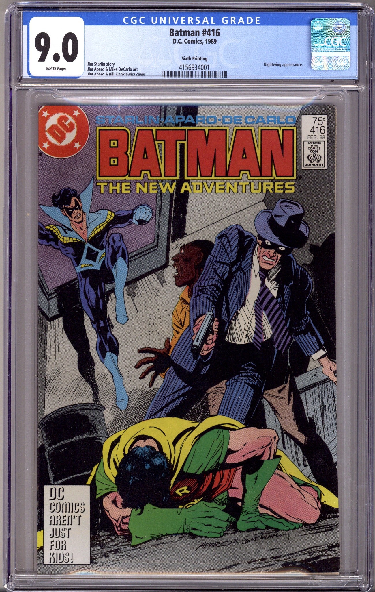 Batman Vol 1 416 6Th Print CGC 9.0 (1989)