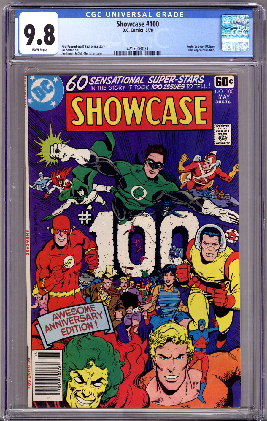 Showcase   100 CGC 9.8 (NM/M)   (1978)        