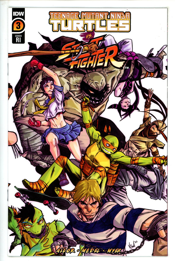 Teenage Mutant Ninja Turtles Vs Street Fighter 3 Federici Incentive Variant NM (2023)