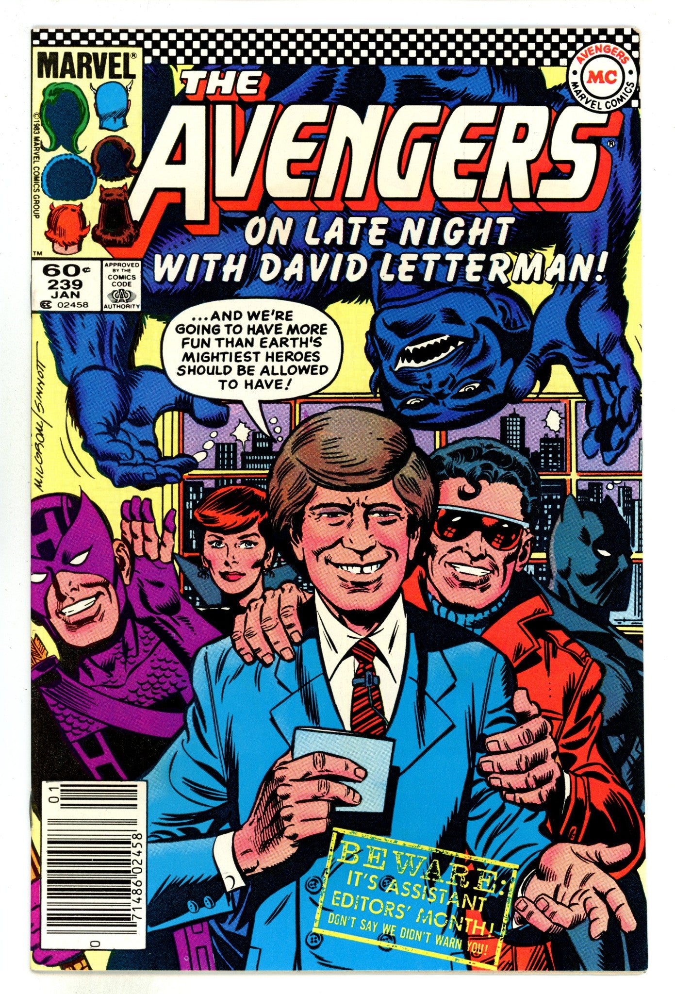 The Avengers Vol 1 239  Mid Grade   (1984)     Newsstand  