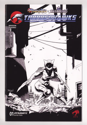 Thundercats X Silverhawks Thunderhawks 1 Shalvey B&W Incentive (2026)