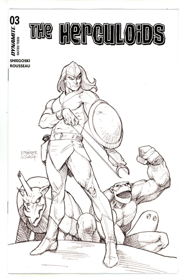 Herculoids 3 Linsner B&W Incentive Variant (2025)