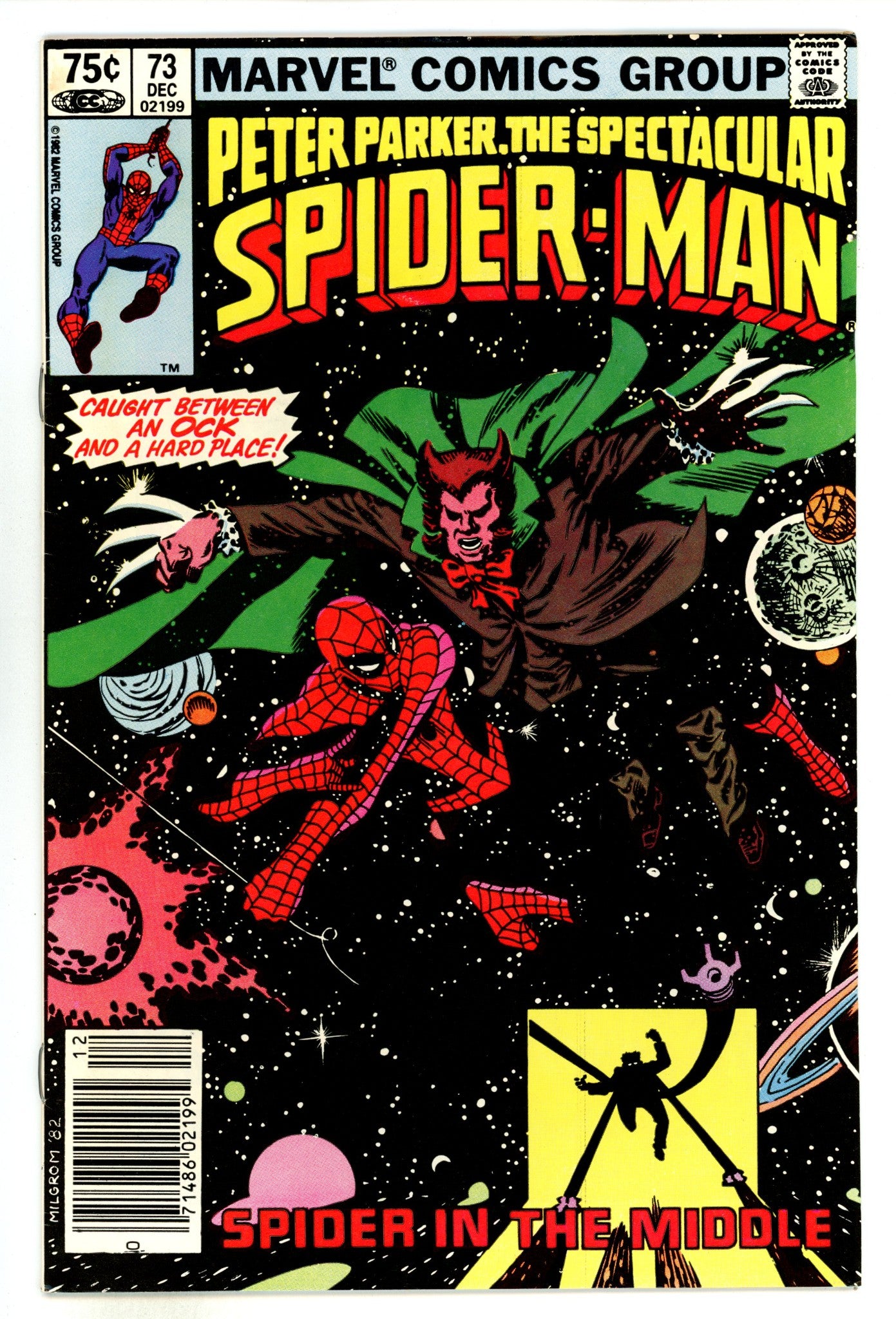 The Spectacular Spider-Man Vol 1 73  VF- (7.5)  (1982)  Newsstand  