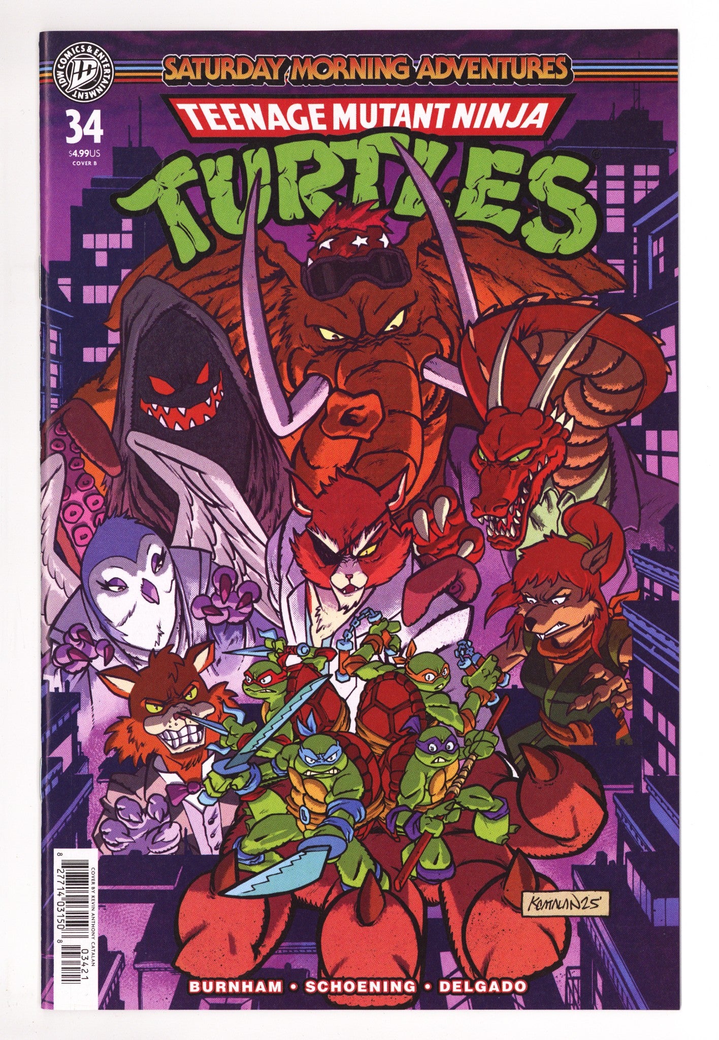 Teenage Mutant Ninja Turtles: Saturday Morning Adventures 34 Catalan Variant (2025)