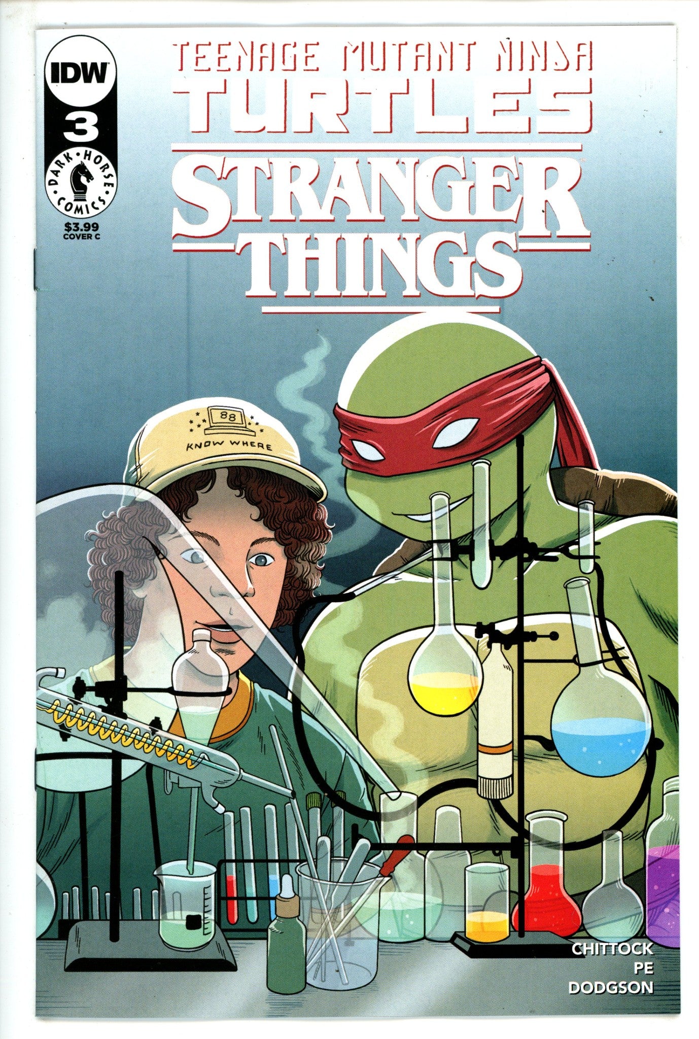 Teenage Mutant Ninja Turtles X Stranger Things 3 Woodall Variant (2023)