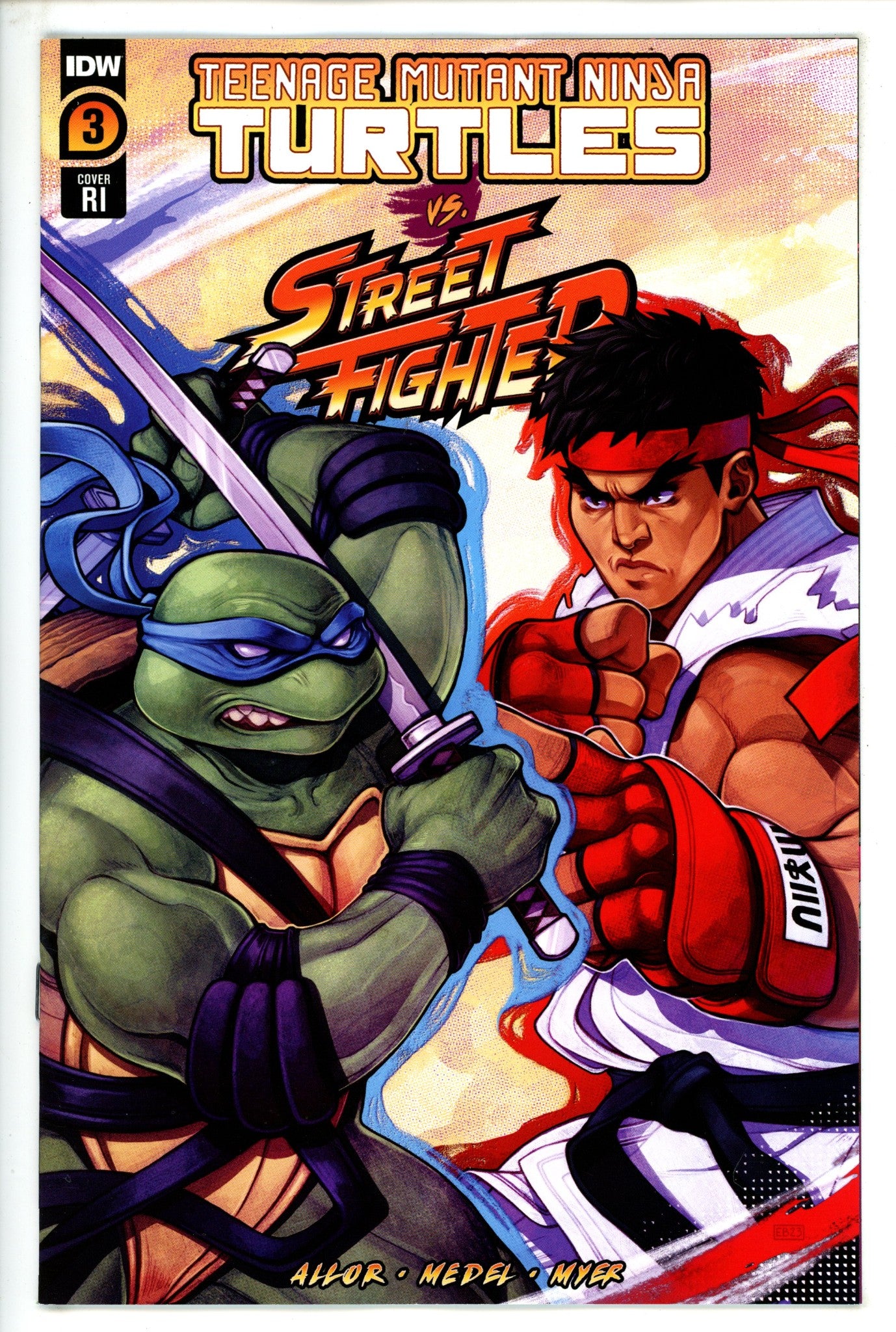 Teenage Mutant Ninja Turtles Vs Street Fighter 3 Beals Incentive Variant VF/NM (2023)