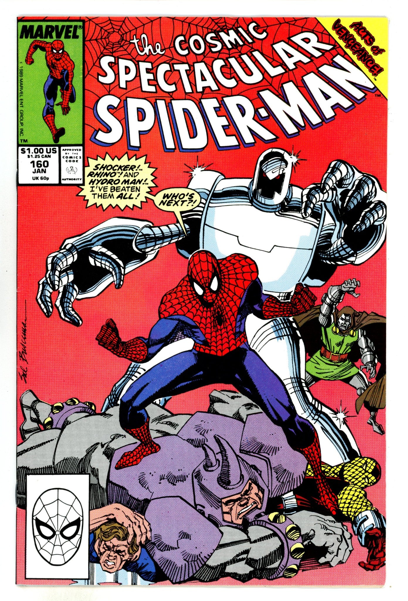 The Spectacular Spider-Man Vol 1 160 Mid Grade (1990) 
