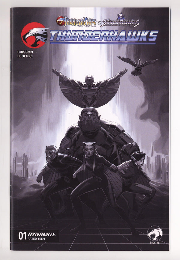 Thundercats X Silverhawks Thunderhawks 1 Failla B&W Incentive (2026)