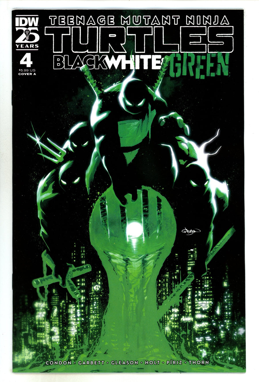 Teenage Mutant Ninja Turtles: Black White, And Green 4 (2024)