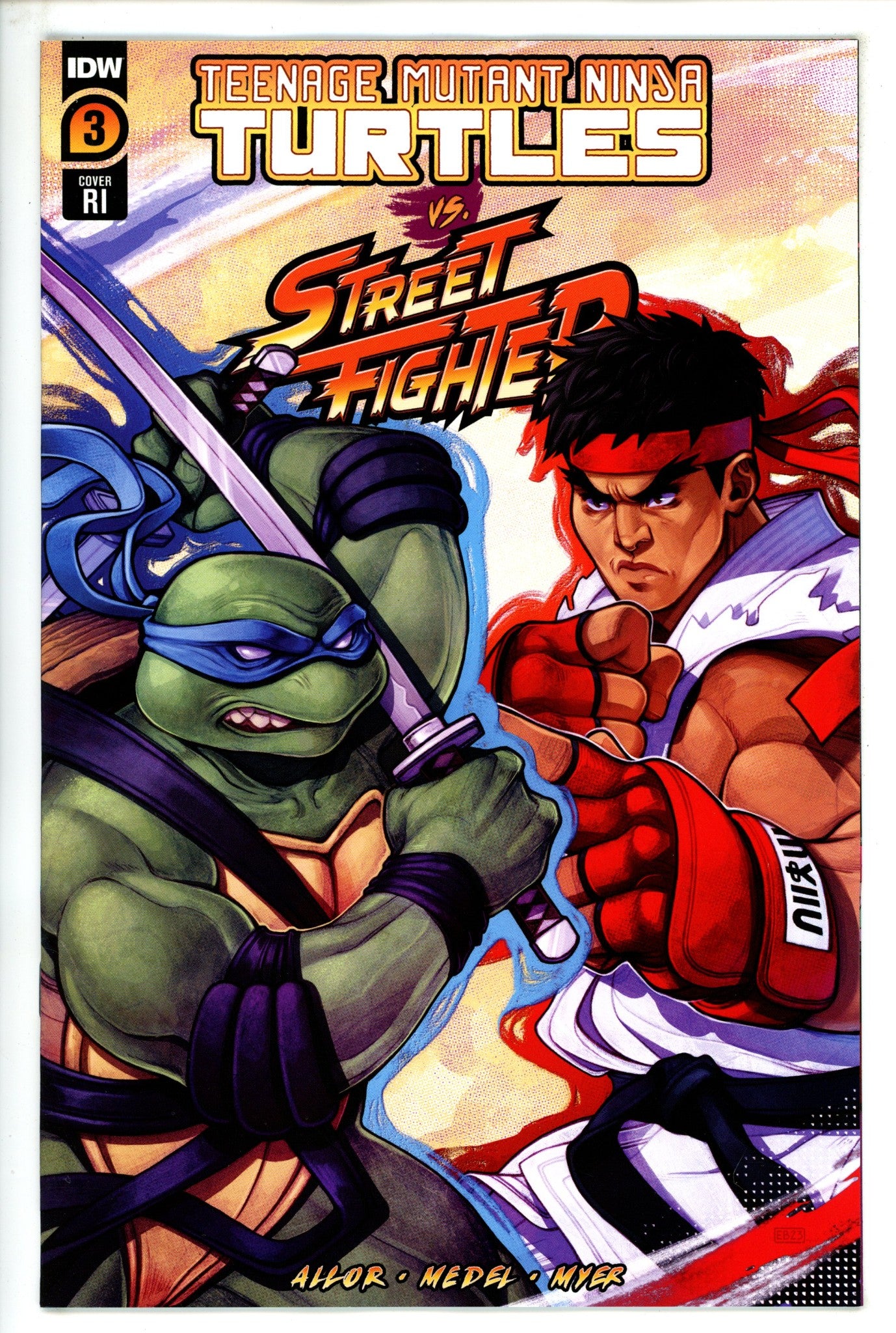 Teenage Mutant Ninja Turtles Vs Street Fighter 3 Beals Incentive Variant NM- (2023)