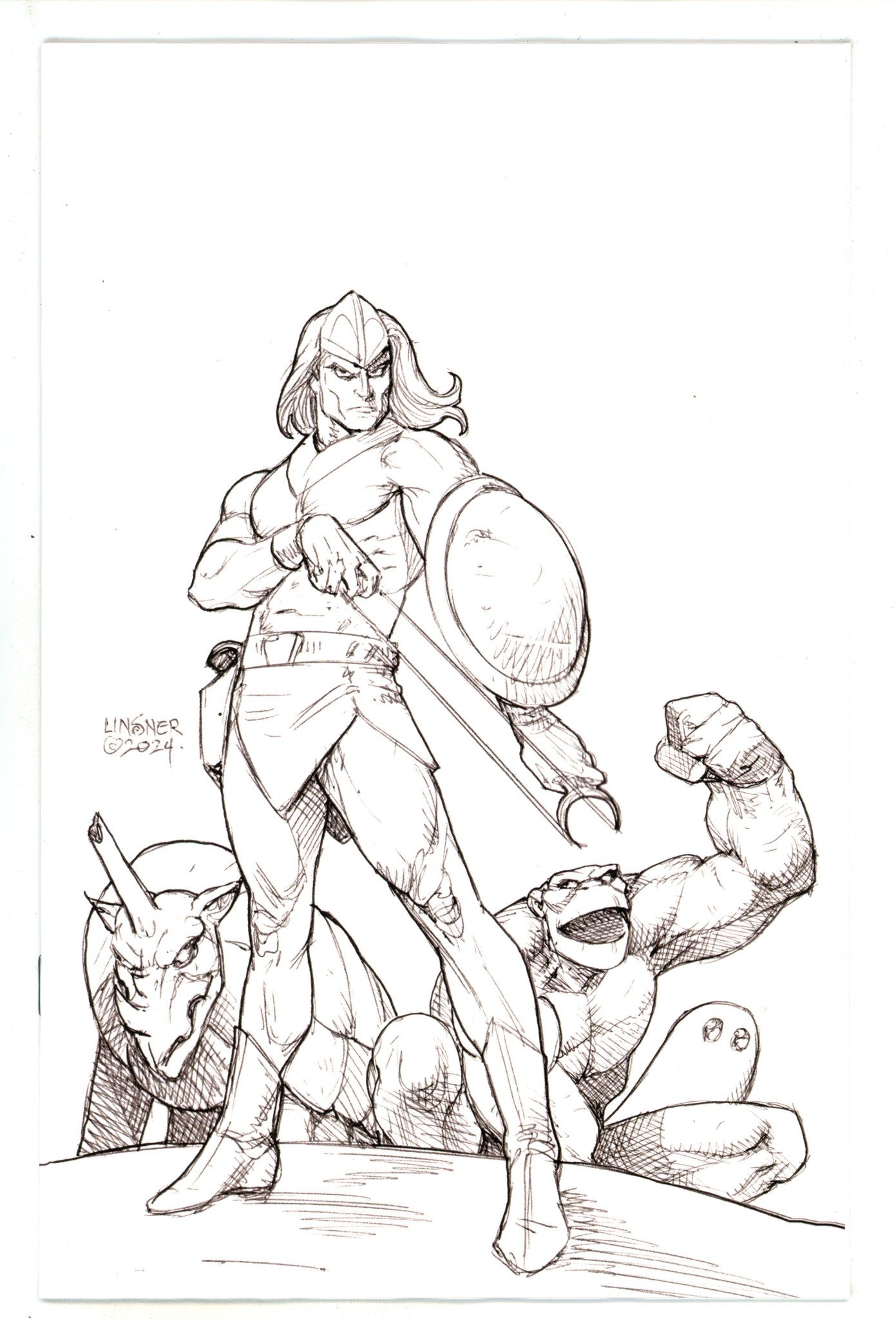 Herculoids 3 Linsner B&W Virgin Incentive Variant (2025)
