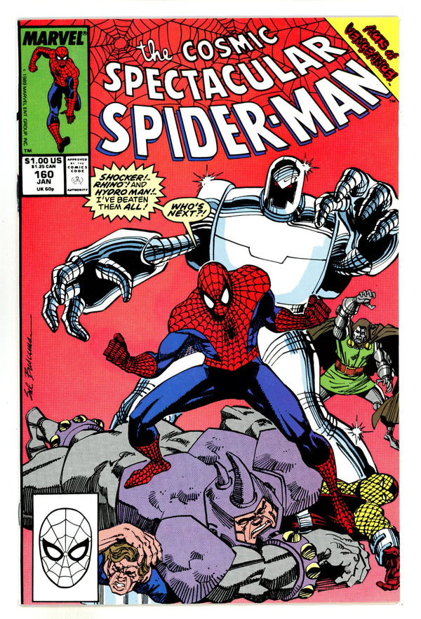 The Spectacular Spider-Man Vol 1 160 NM- (9.2) (1990)