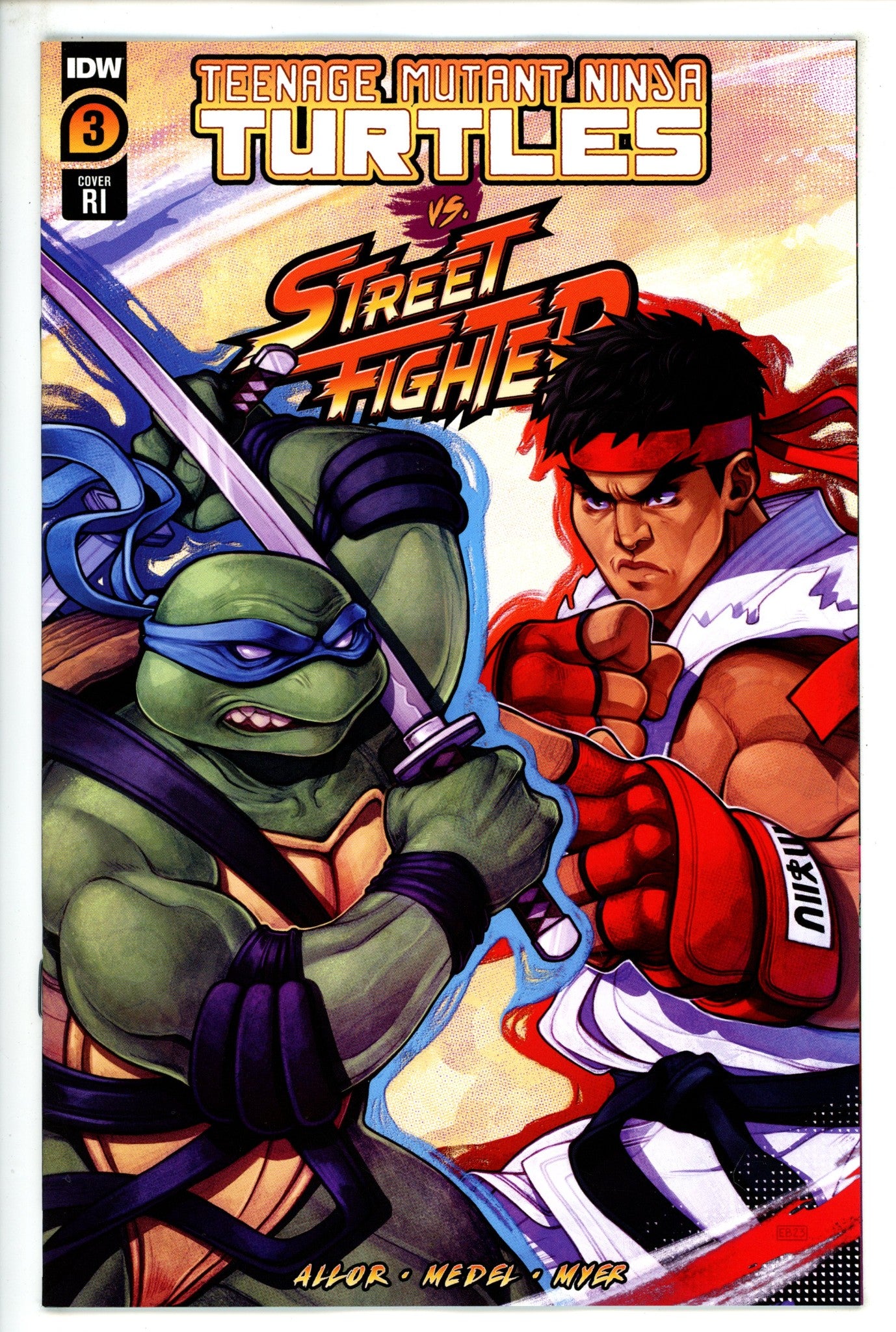 Teenage Mutant Ninja Turtles Vs Street Fighter 3 Beals Incentive Variant NM (2023)