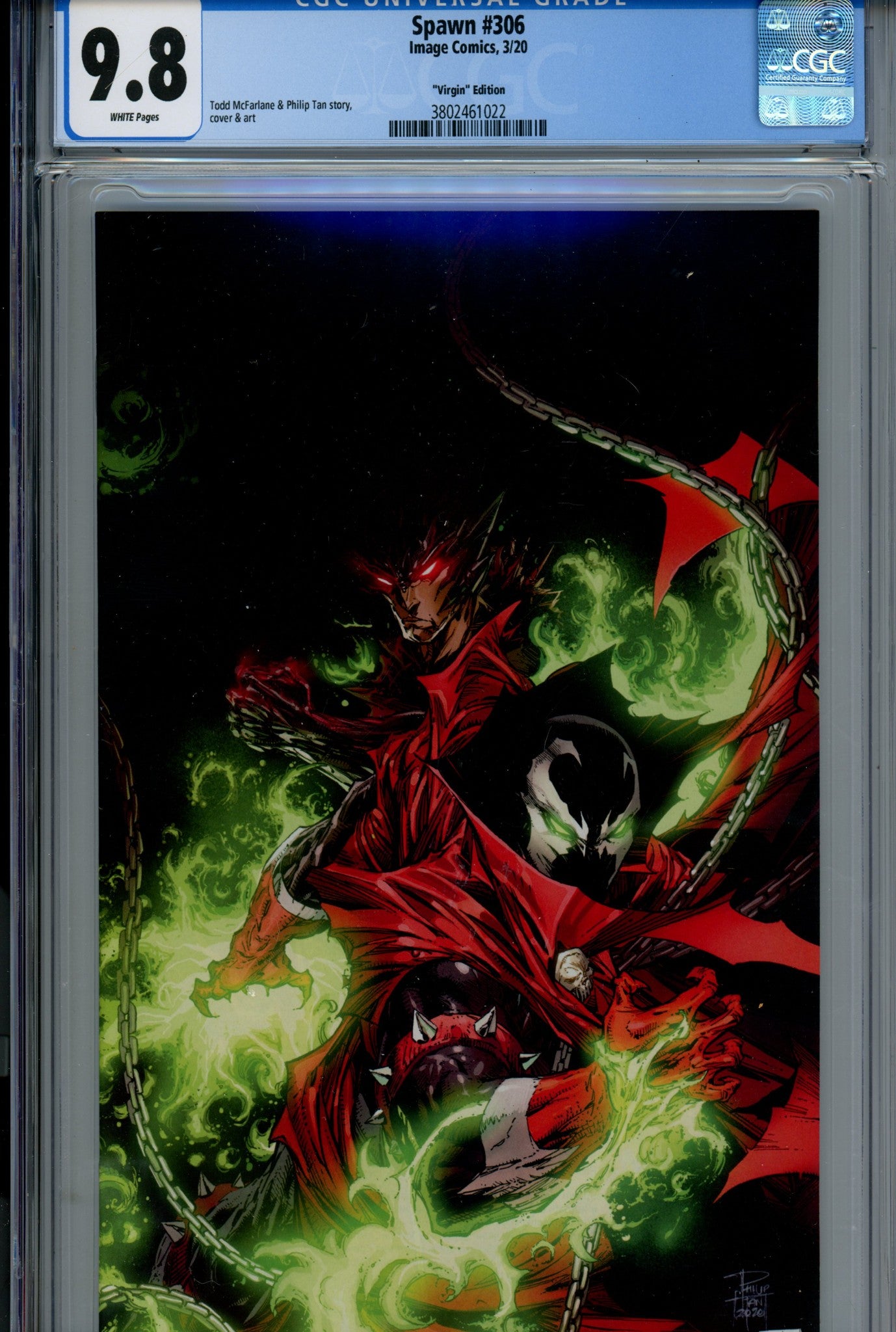 Spawn 306 CGC 9.8 (NM/M) (2020) McFarlane Virgin Variant 
