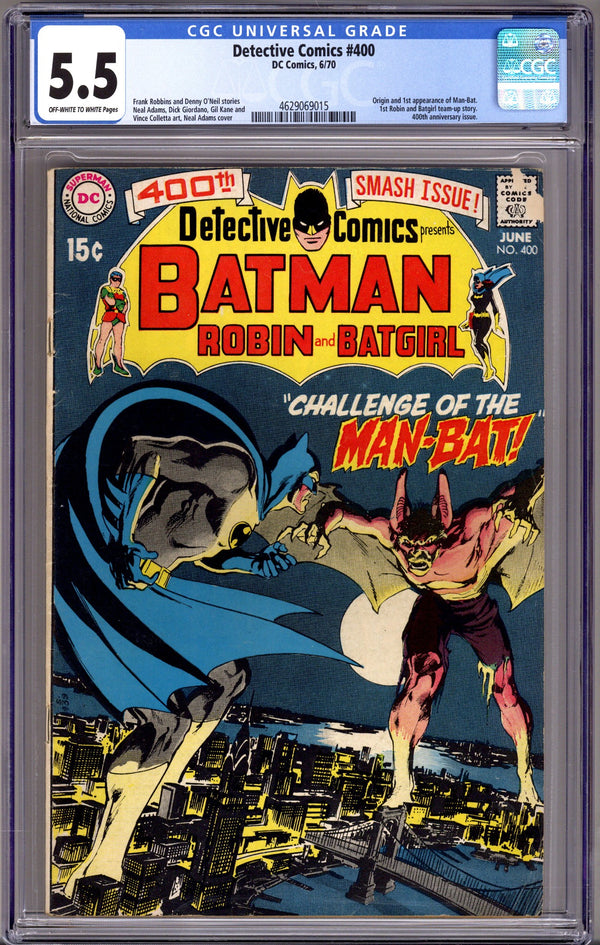 Detective Comics Vol 1 400 CGC 5.5 (FN-) (1970)