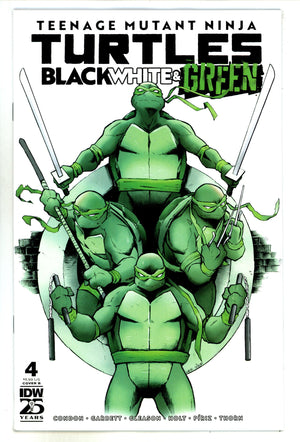 Teenage Mutant Ninja Turtles: Black White, And Green 4 Garbett Variant (2024)