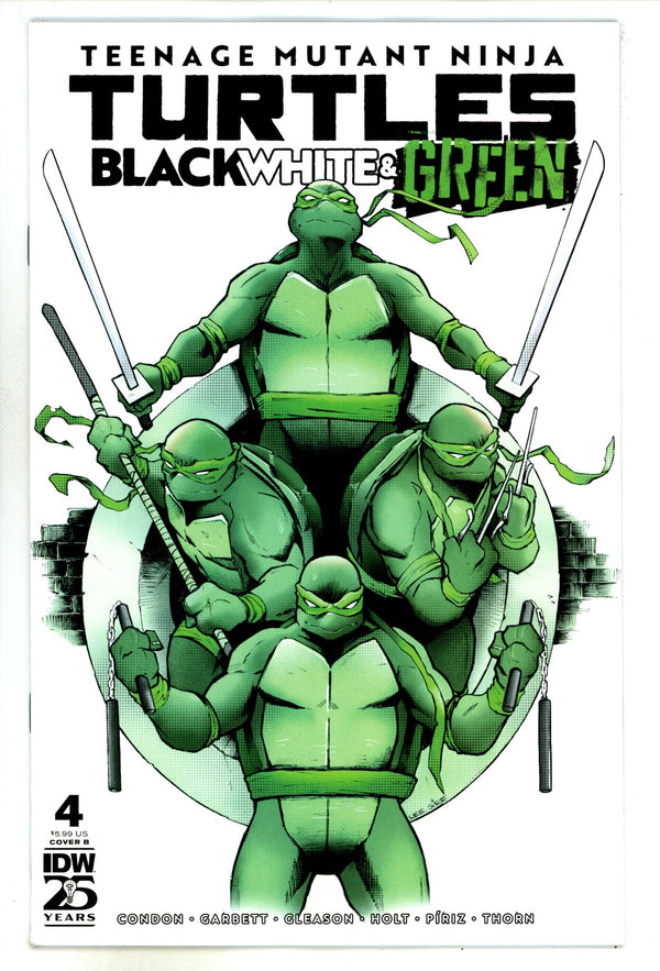 Teenage Mutant Ninja Turtles: Black White, And Green 4 Garbett Variant (2024)