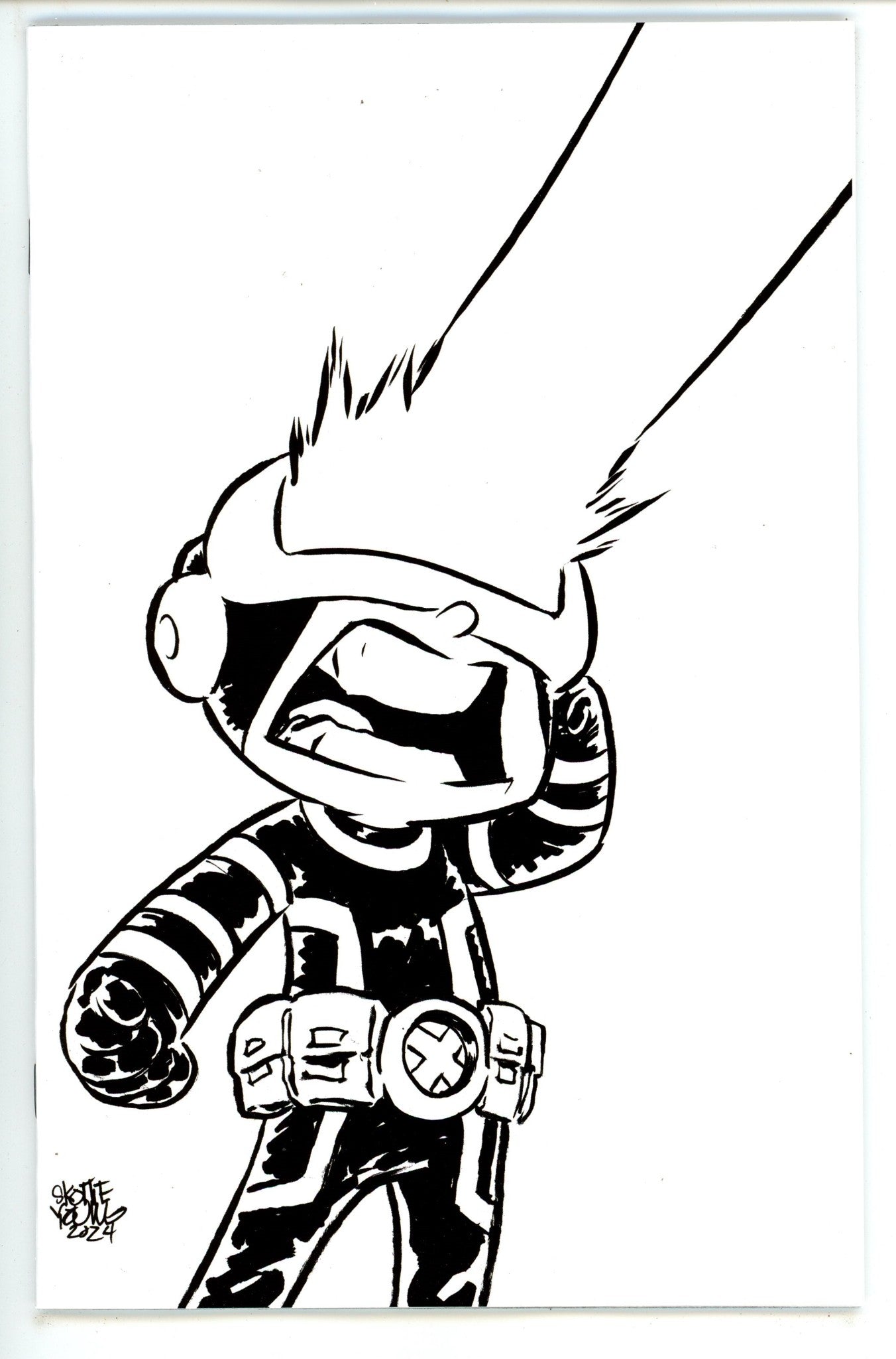 X-Men Vol 5 35 Young  B&W Virgin Incentive Variant VF/NM  (2024)