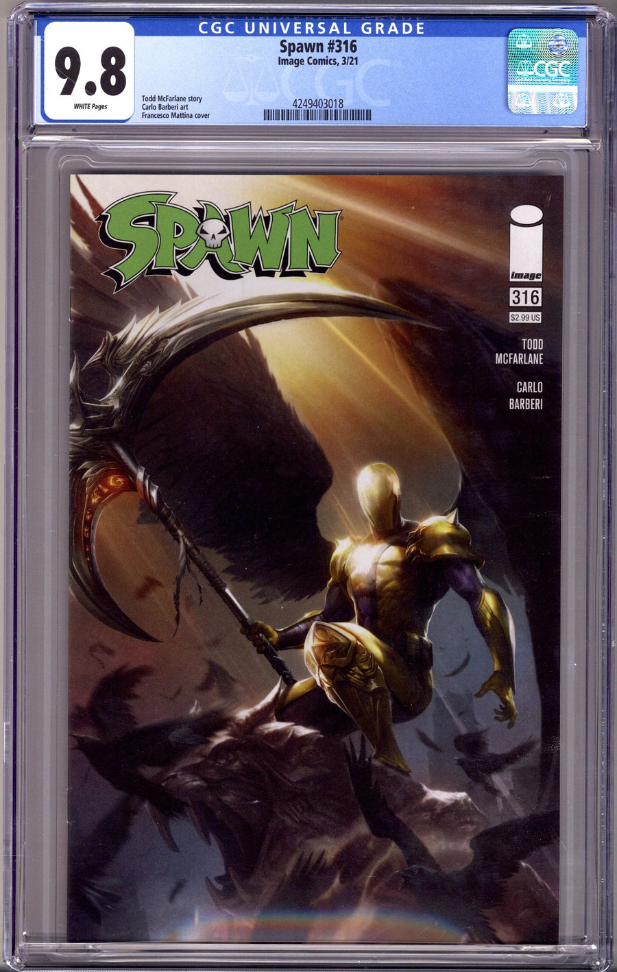 Spawn 316 CGC 9.8 (NM/M) (2021)