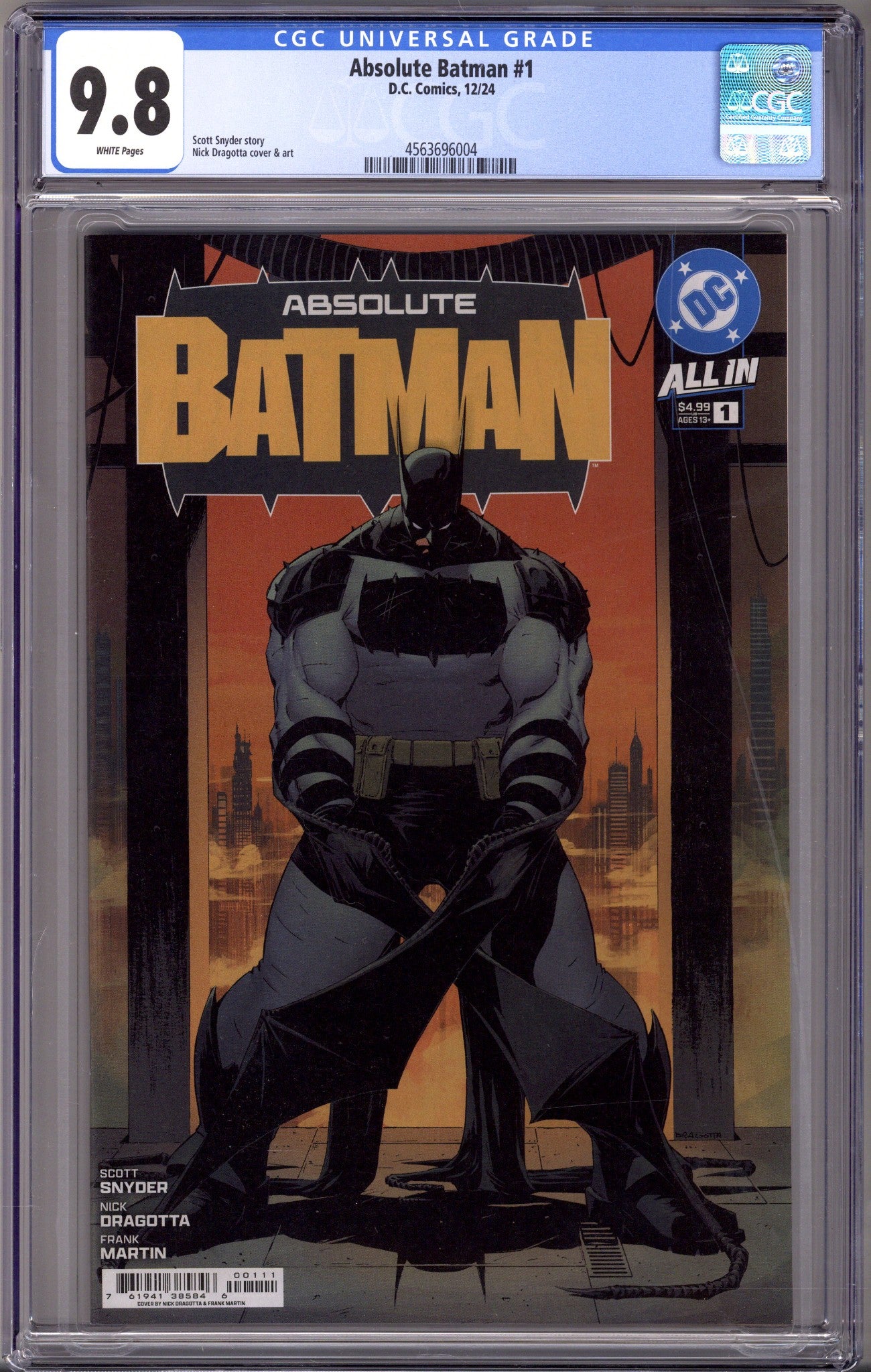 Absolute Batman 1 CGC 9.8 (NM/M) (2024) 