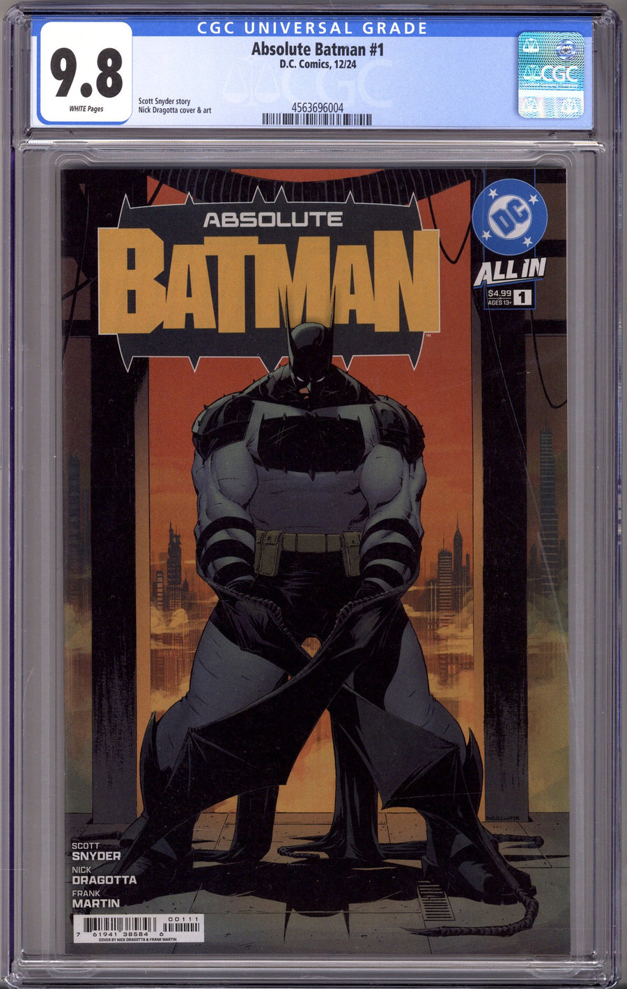 Absolute Batman 1 CGC 9.8 (NM/M) (2024) 