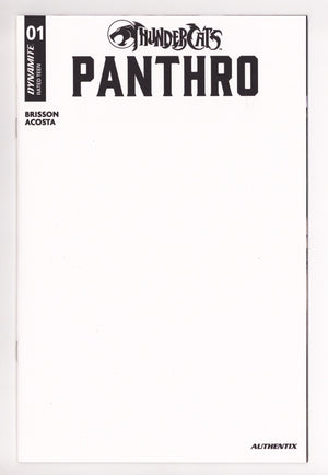 Thundercats Panthro 1 Blank Variant (2025)