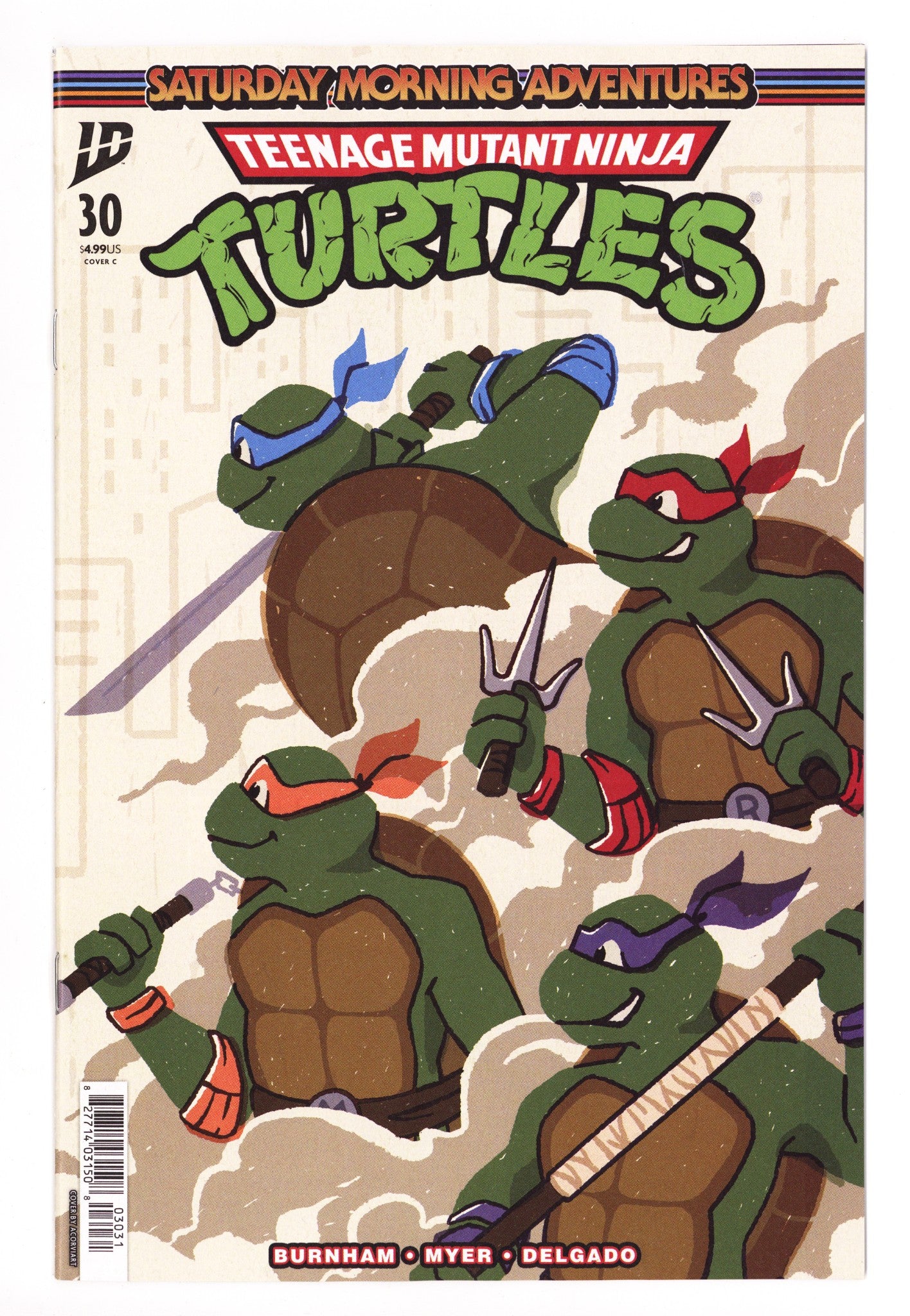 Teenage Mutant Ninja Turtles: Saturday Morning Adventures 30 Acorviart Variant (2025)
