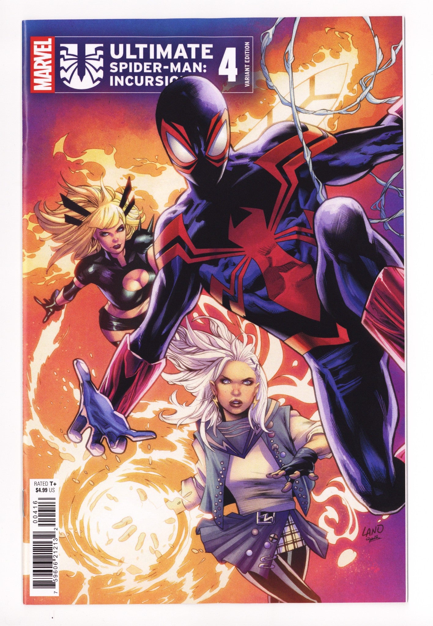 Ultimate Spider-Man: Incursion 4 Land Incentive NM- (2025)