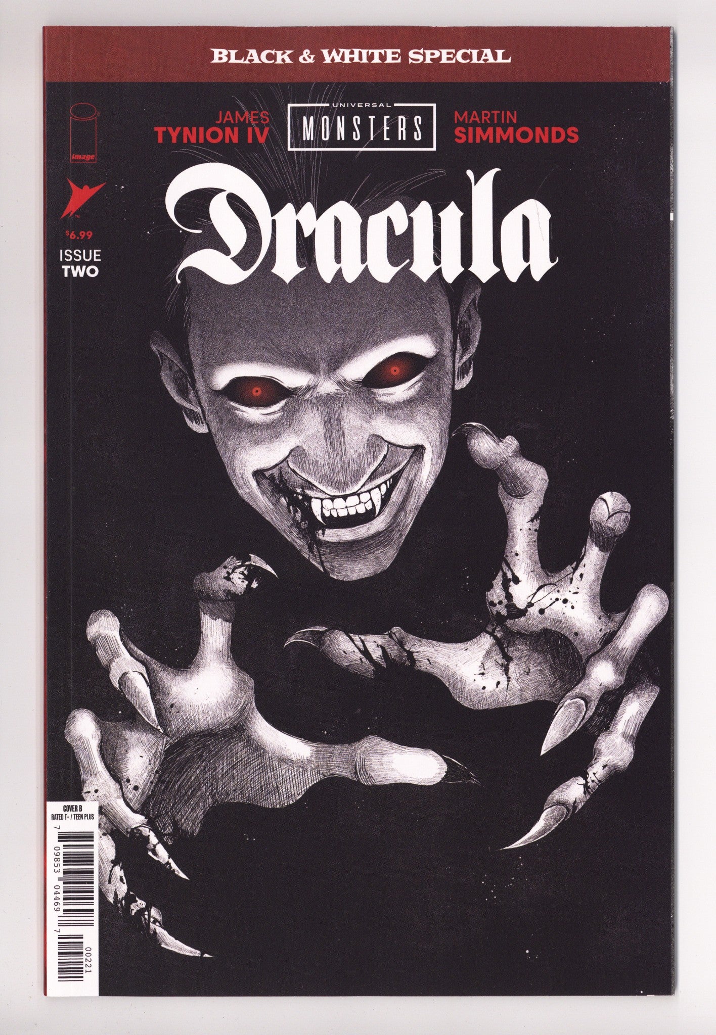 Universal Monsters Dracula Black & White Special 2 Citriya Variant (2025)