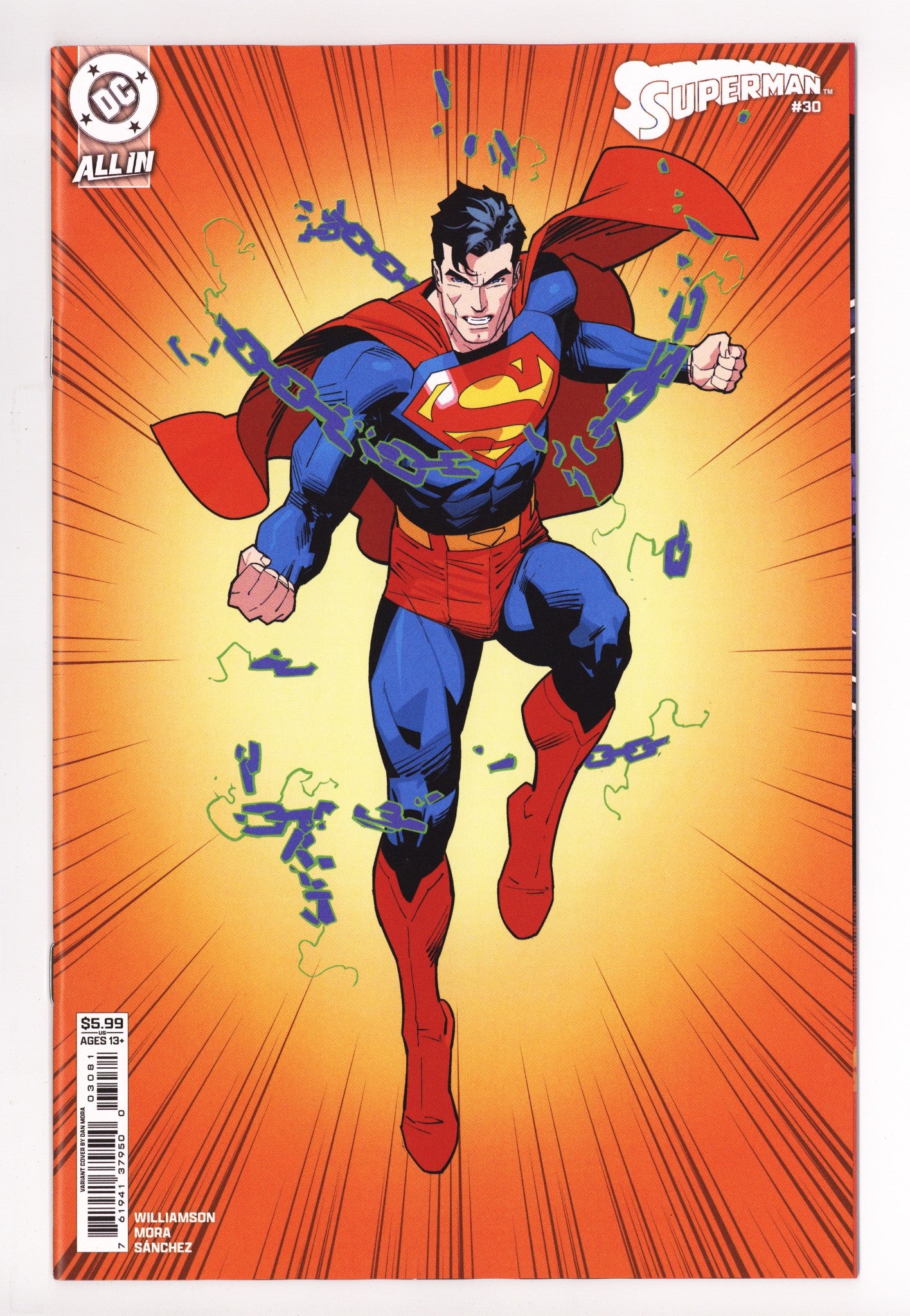 Superman Vol 6 30 Mora Variant (2025)