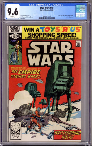 Star Wars Vol 1 40 CGC 9.6 (NM+) (1980)
