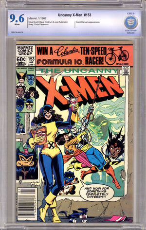 The Uncanny X-Men Vol 1 153 CBCS 9.6 (NM+) (1982) Newsstand