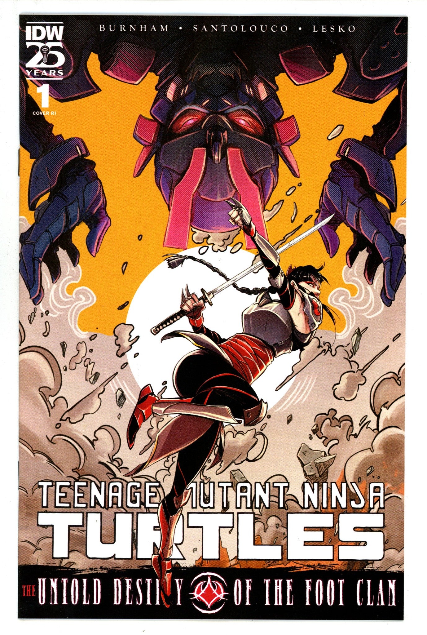 Teenage Mutant Ninja Turtles: The Untold Destiny Of The Foot Clan 1 Santtos Incentive Variant NM (2024)