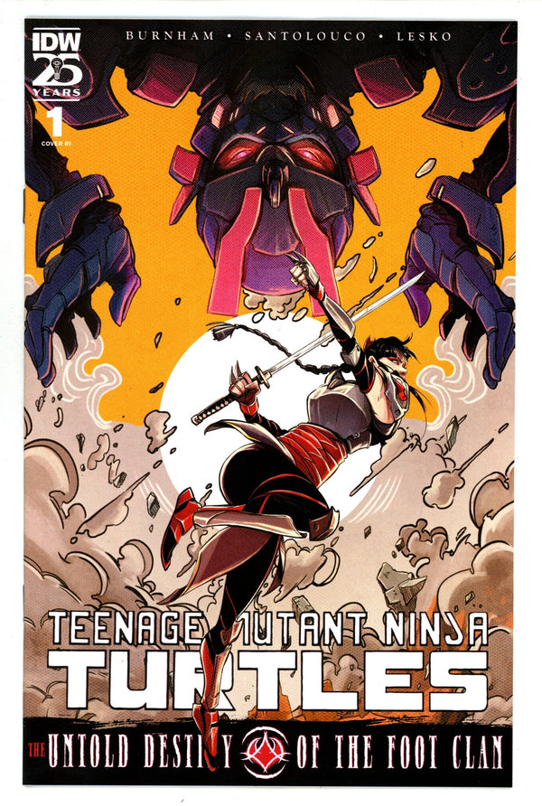 Teenage Mutant Ninja Turtles: The Untold Destiny Of The Foot Clan 1 Santtos Incentive Variant NM (2024)