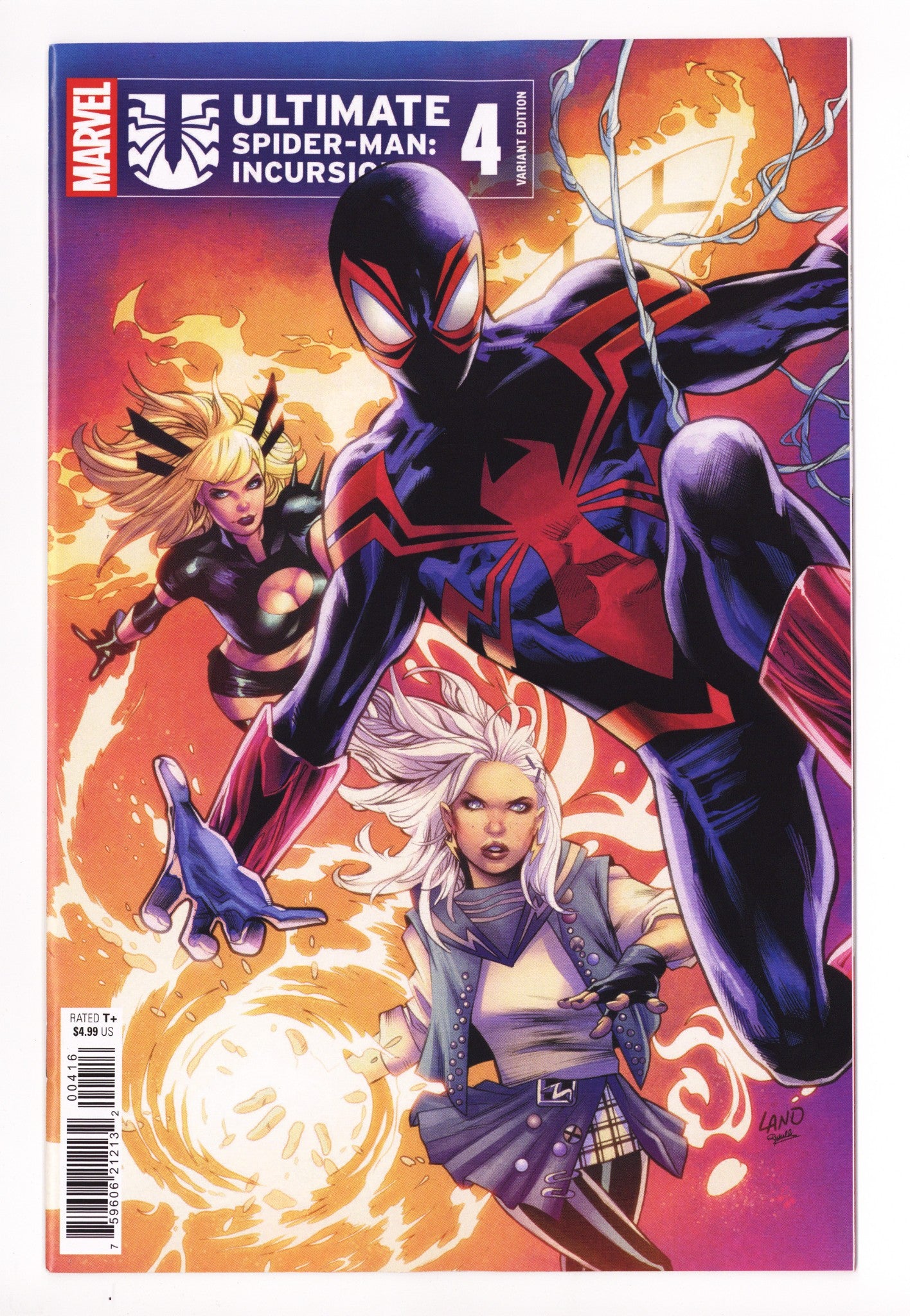 Ultimate Spider-Man: Incursion 4 Land Incentive NM (2025)
