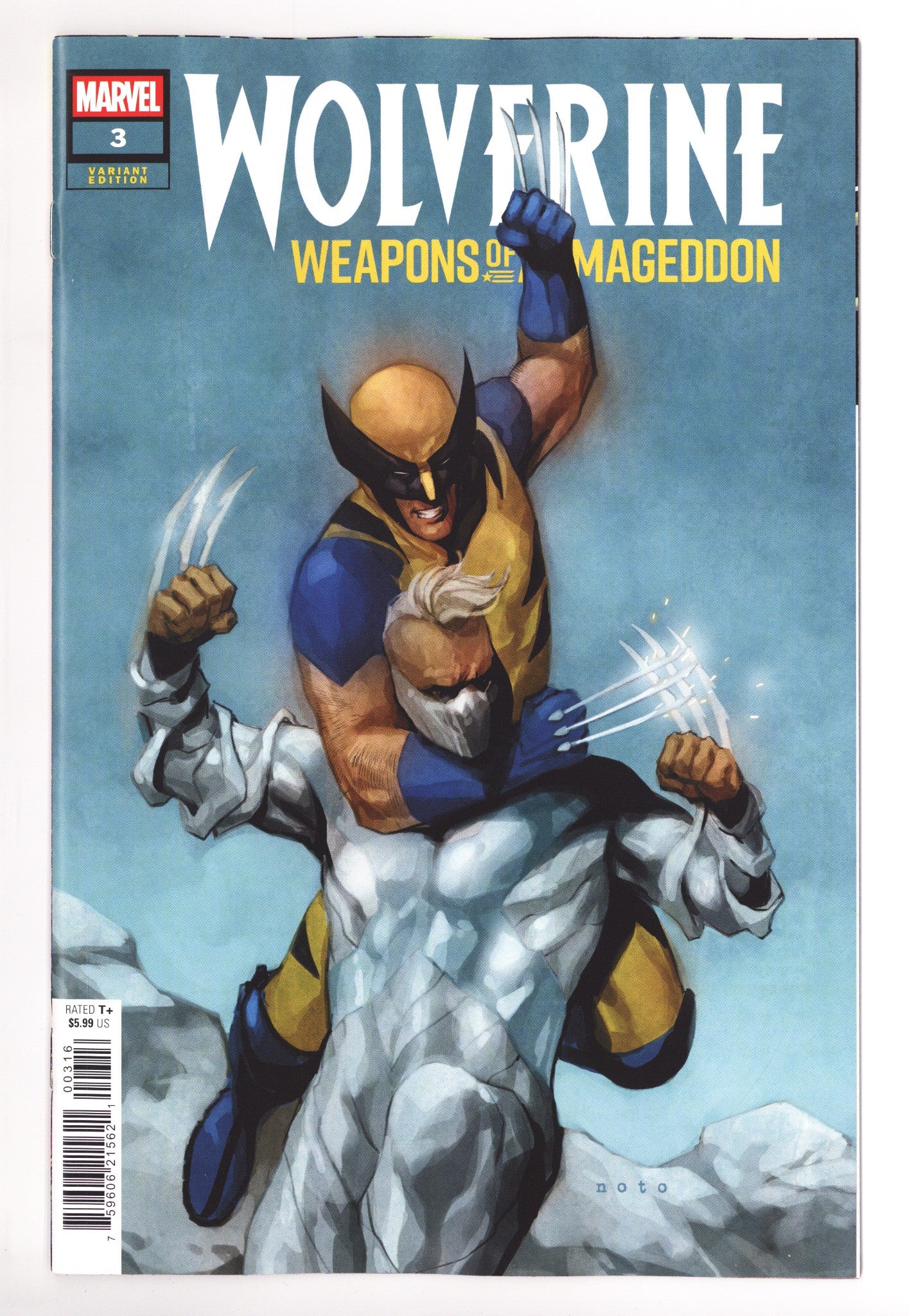 Wolverine: Weapons Of Armageddon  3 Noto  Incentive NM   (2026)